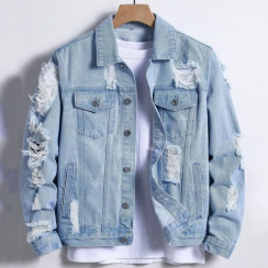 Mens Loose Denim Jacket