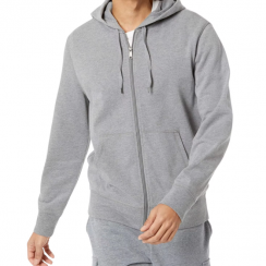 2 Pks Fleece Zippered Breathable Comfortable Hoodie